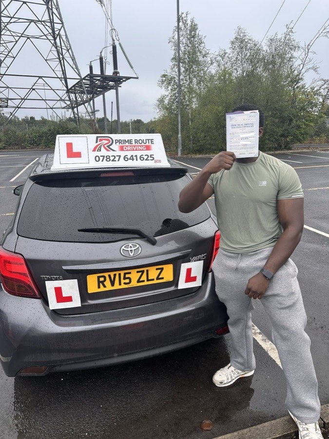 Manual — passed first time 🚗