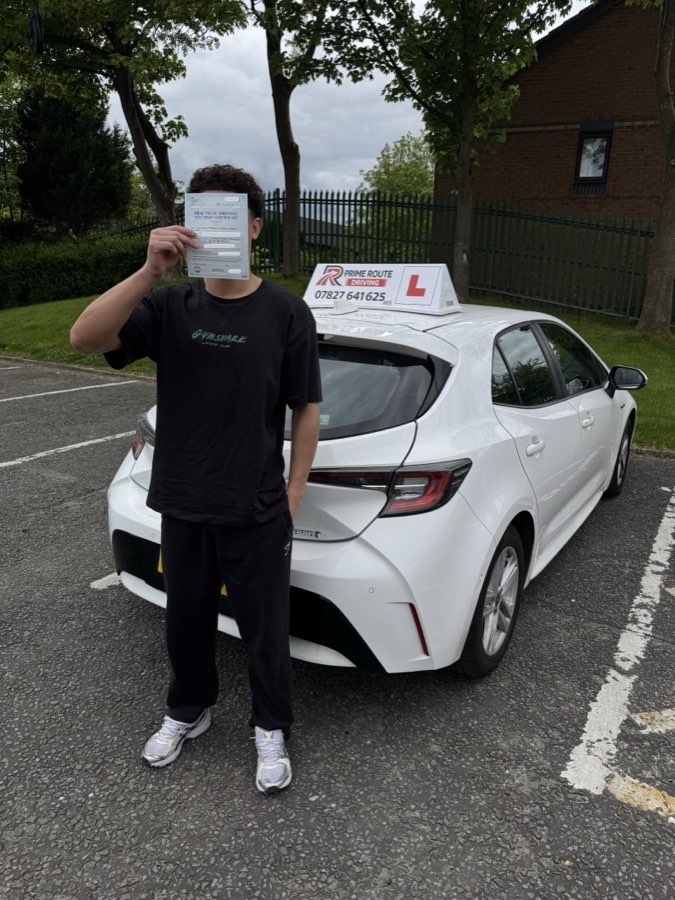 Passed first time, first attempt
